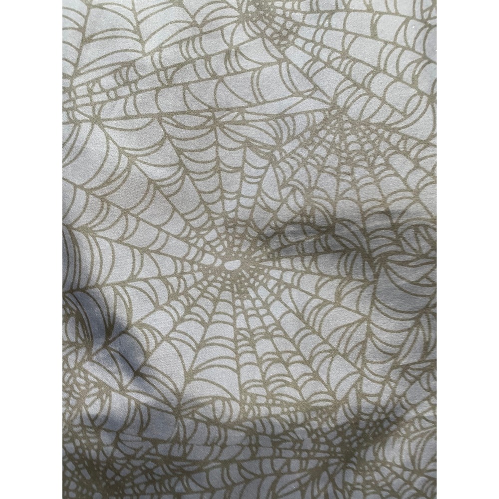 Lurking Class Anorak Windbreaker Mens Large Grey Hoodie Spider Web Print - Picture 7 of 7